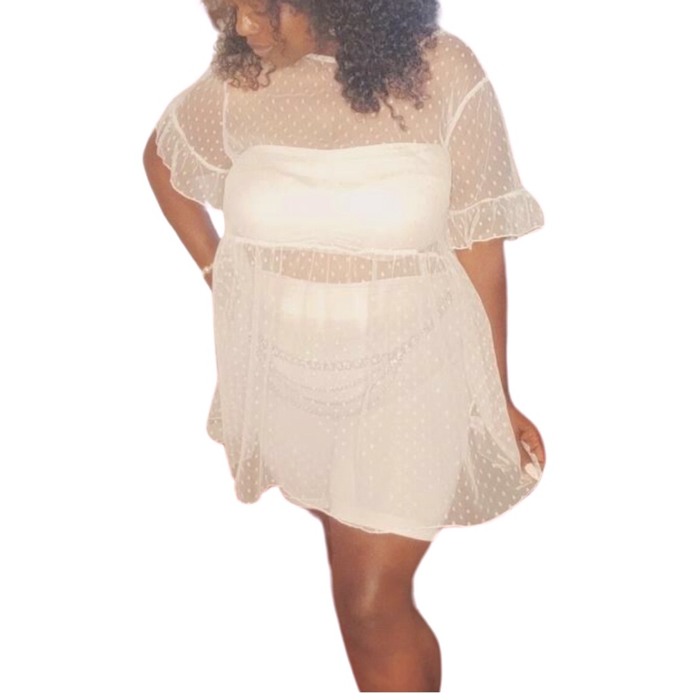 PLUS Peplum Top 🤍 - Picture 5 of 5